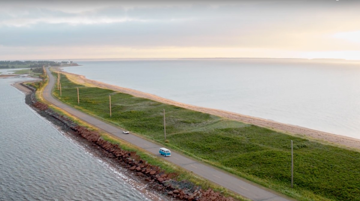 Driving along the Eastern coast of PEI