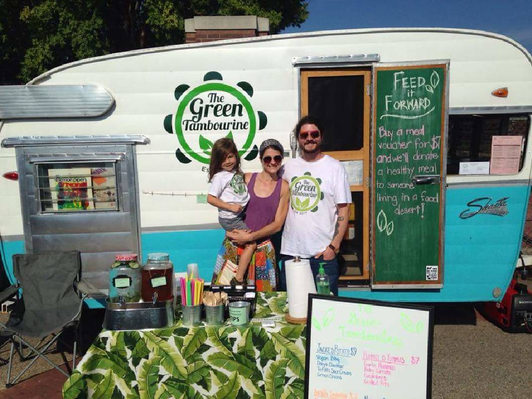 The Green Tambourine vegan food truck, Chattanooga, TN