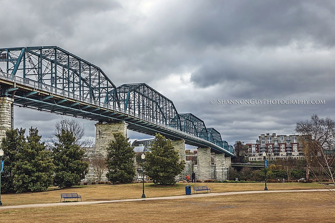 Coolidge Park & the Walnut Street Bridge, Chattanooga, TN