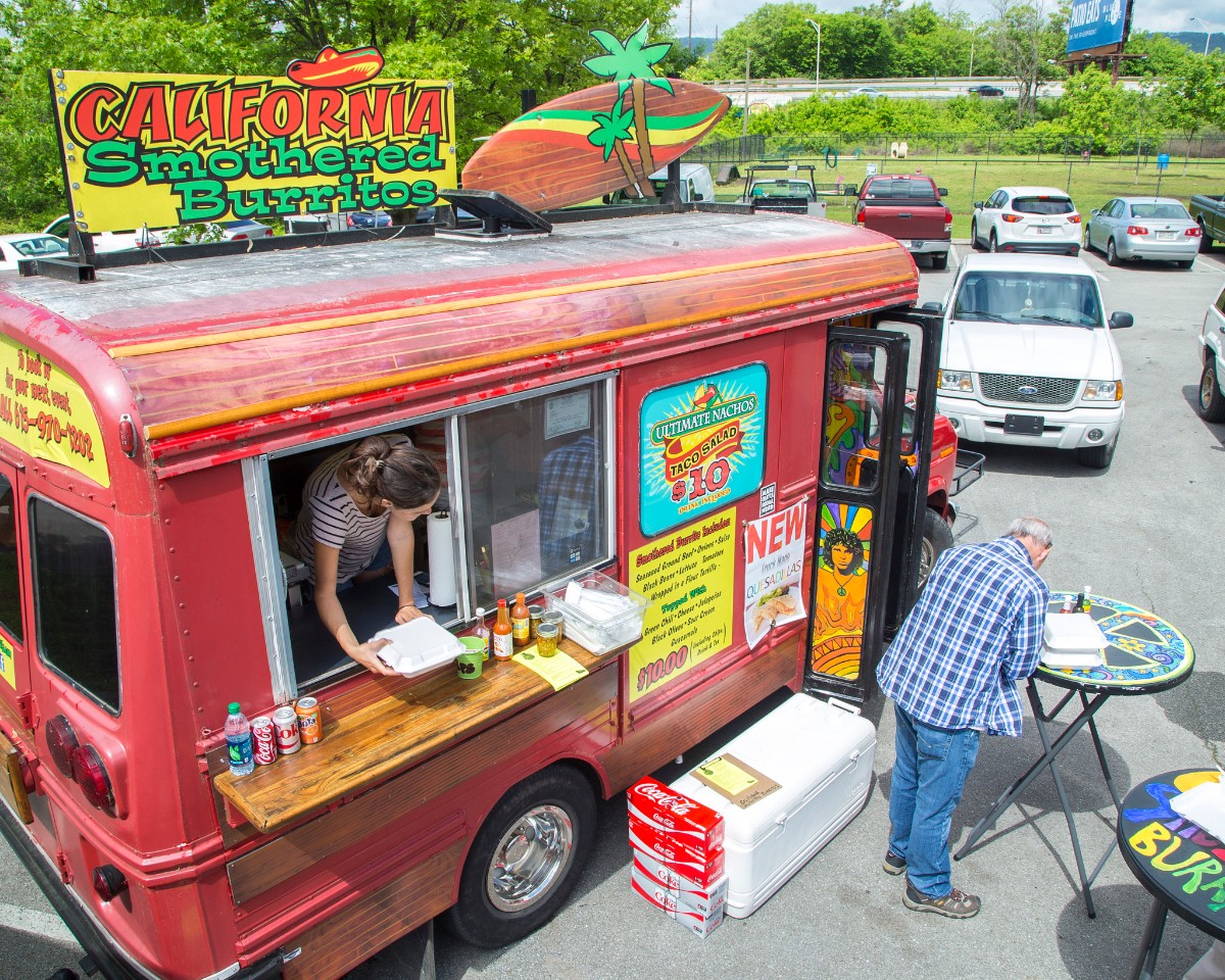 California Smothered Burrito food truck, Chattanooga, TN