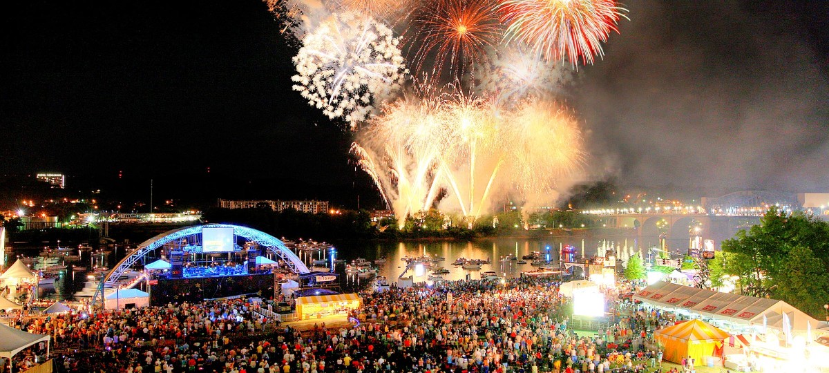 Fireworks at Riverbend, Chattanooga, TN