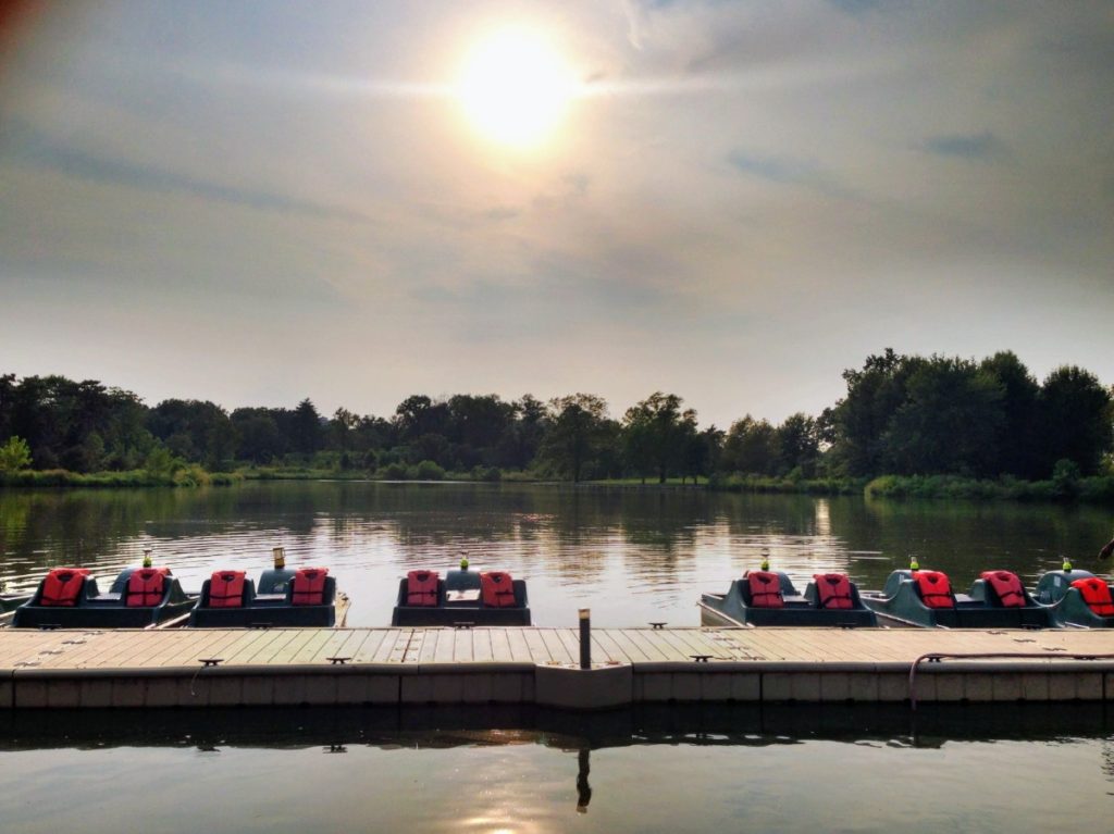 The Boathouse on Post-Dispatch Lake, St. Louis