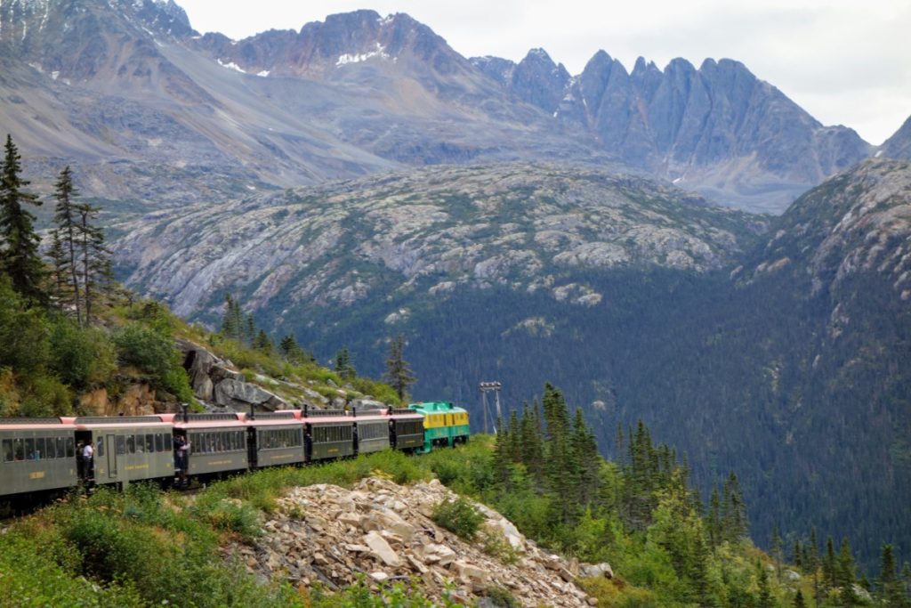 Yukon Pass Railway in Skagway, Alaska