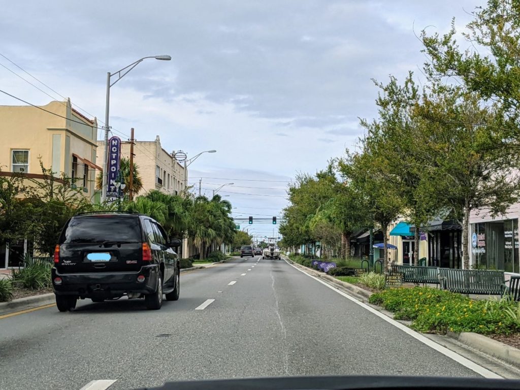 Downtown Titusville on A1A