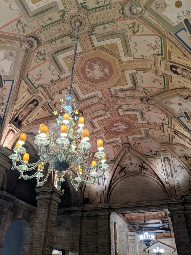 Ceiling of The Breakers lobby