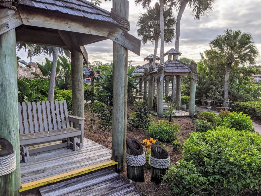 Walking around Caribbean Beach Resort