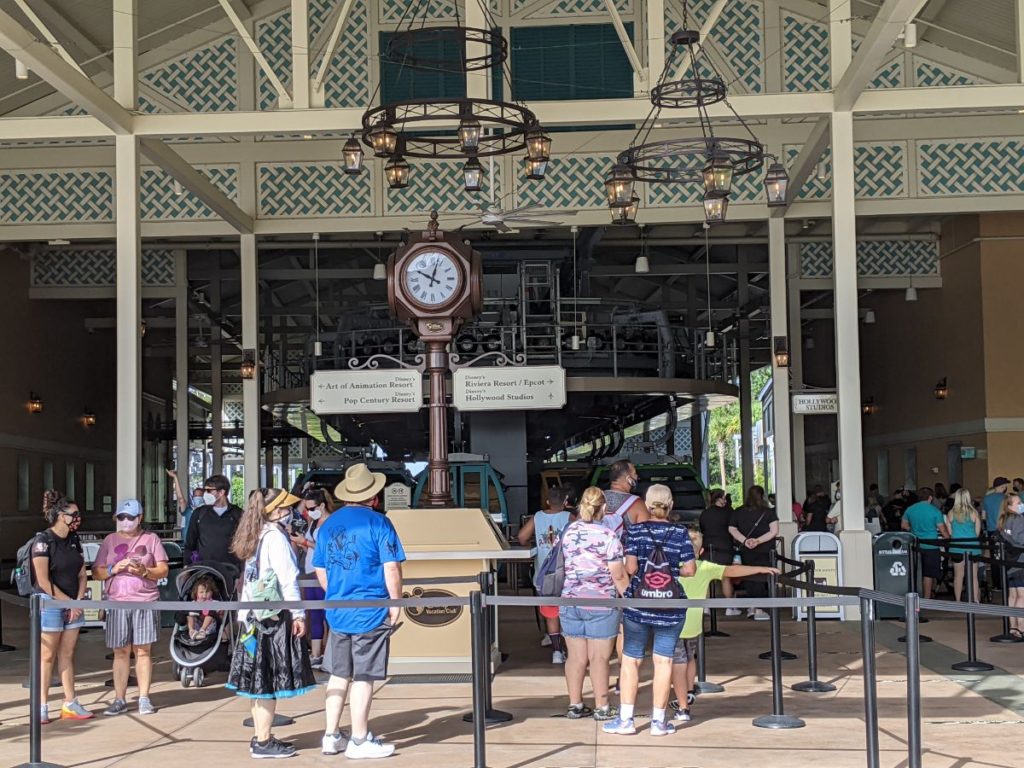 Caribbean Beach Skyliner station