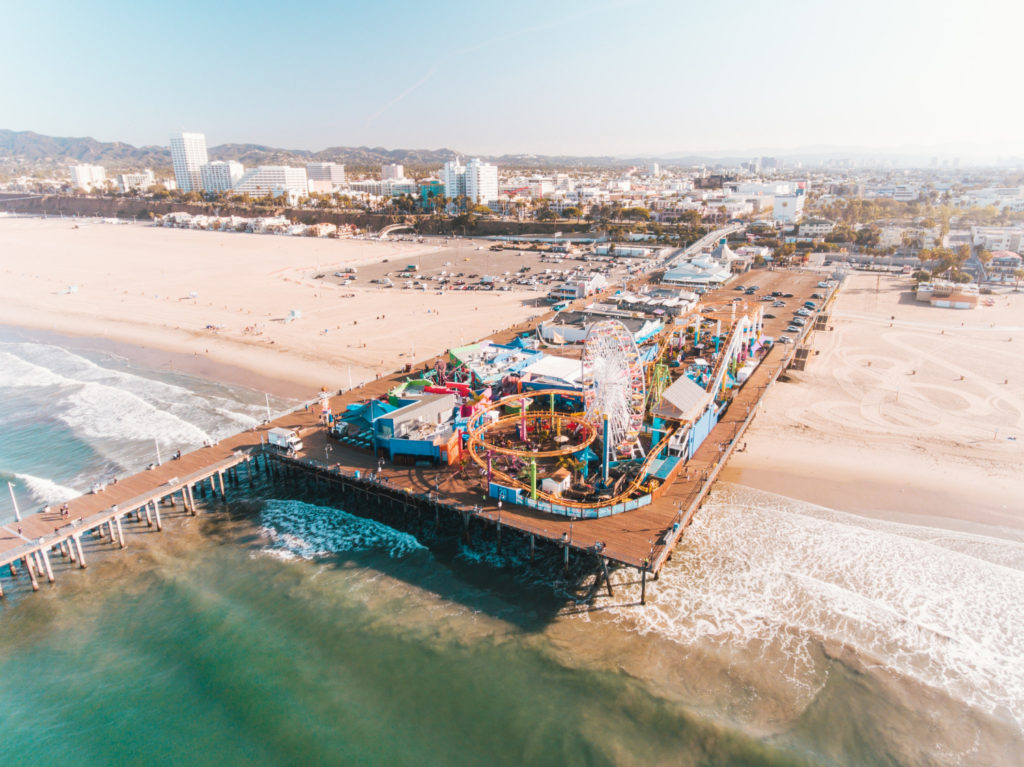 Roller coasters in California