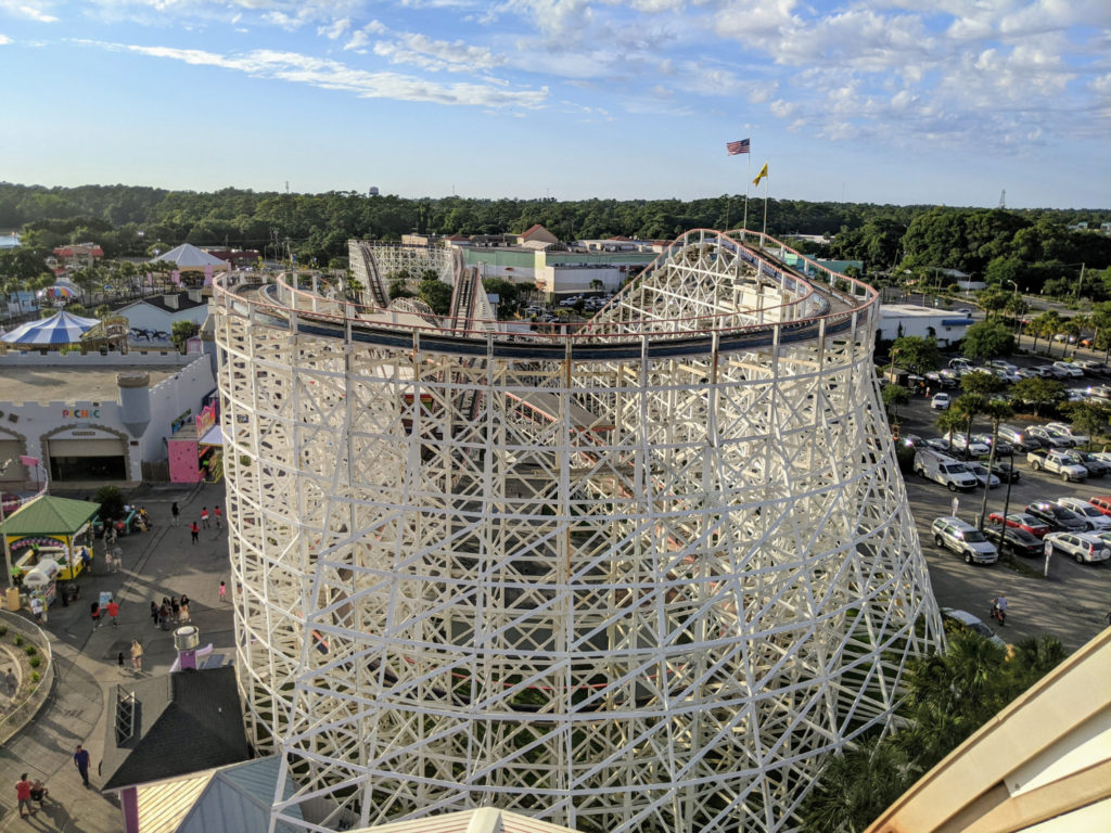 Family Kingdom Amusement Park, Roller coasters in South Carolina