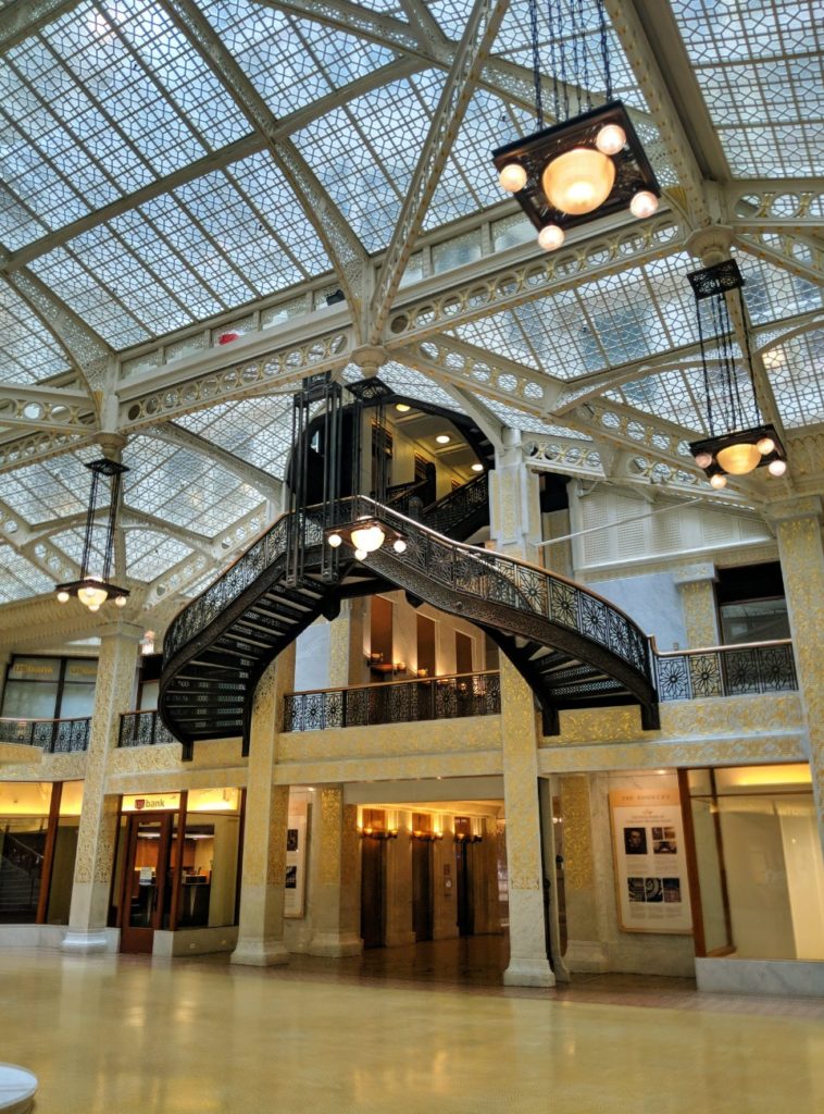 Frank Lloyd Wright Rookery Lobby