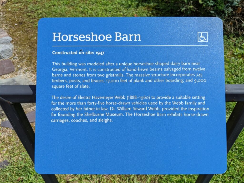 Shelburne Museum Horseshoe Barn