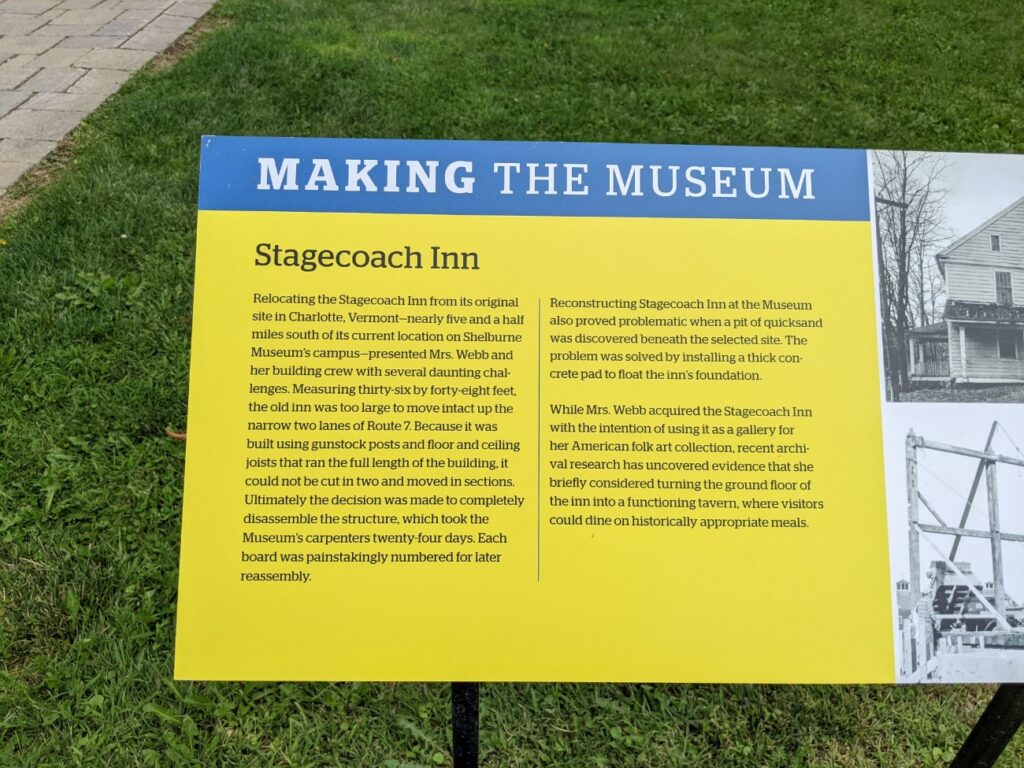 Shelburne Museum Stagecoach Inn