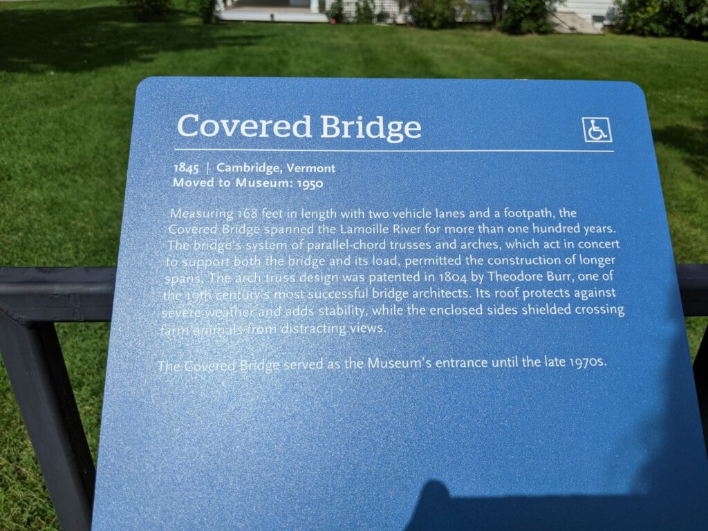 Shelburne Museum Covered Bridge