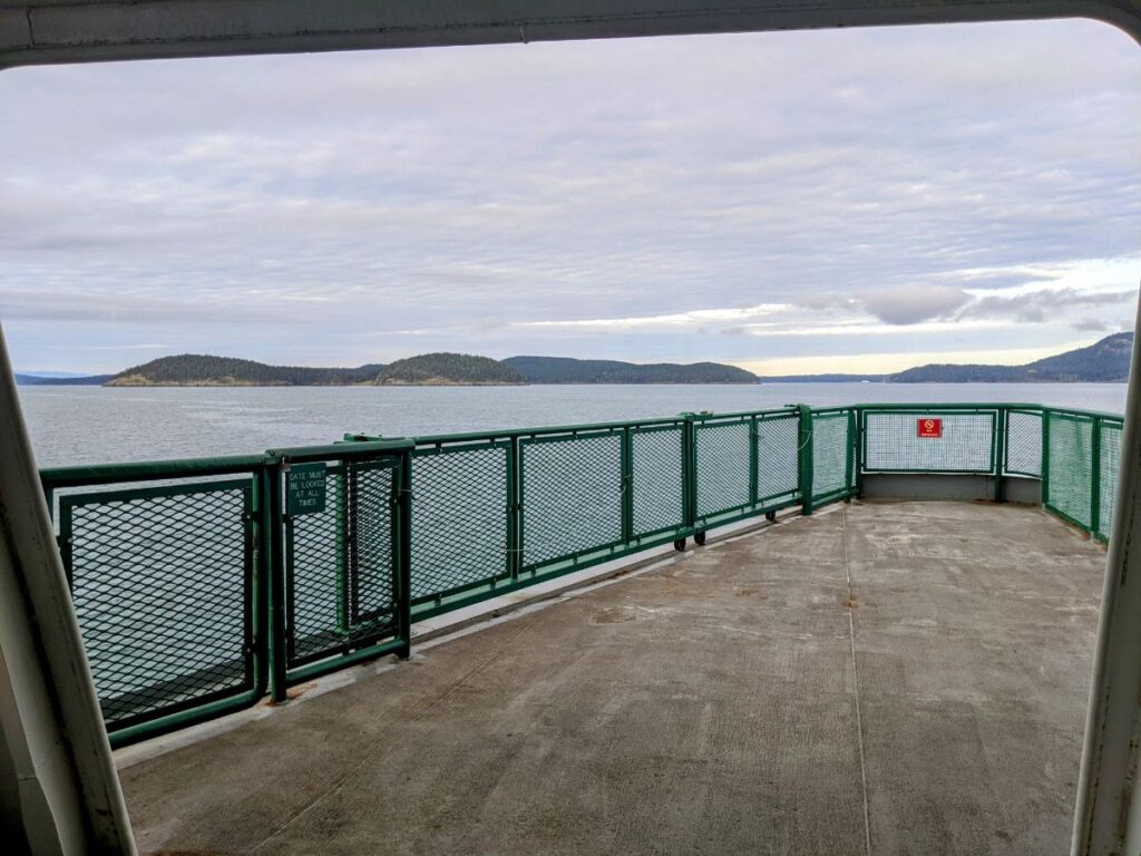 On the ferry to Orcas Island