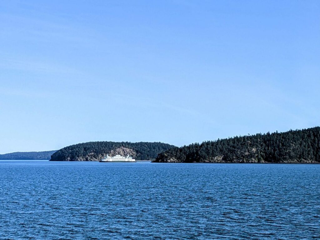 Ferry from Orcas Island