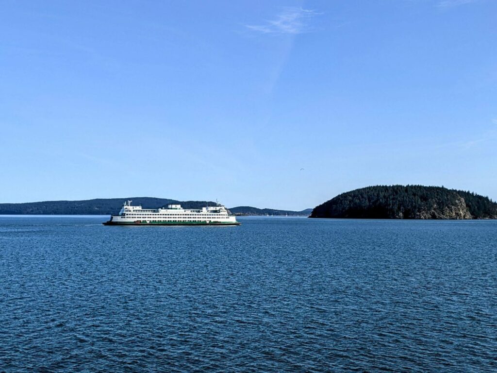 Ferry from Orcas Island