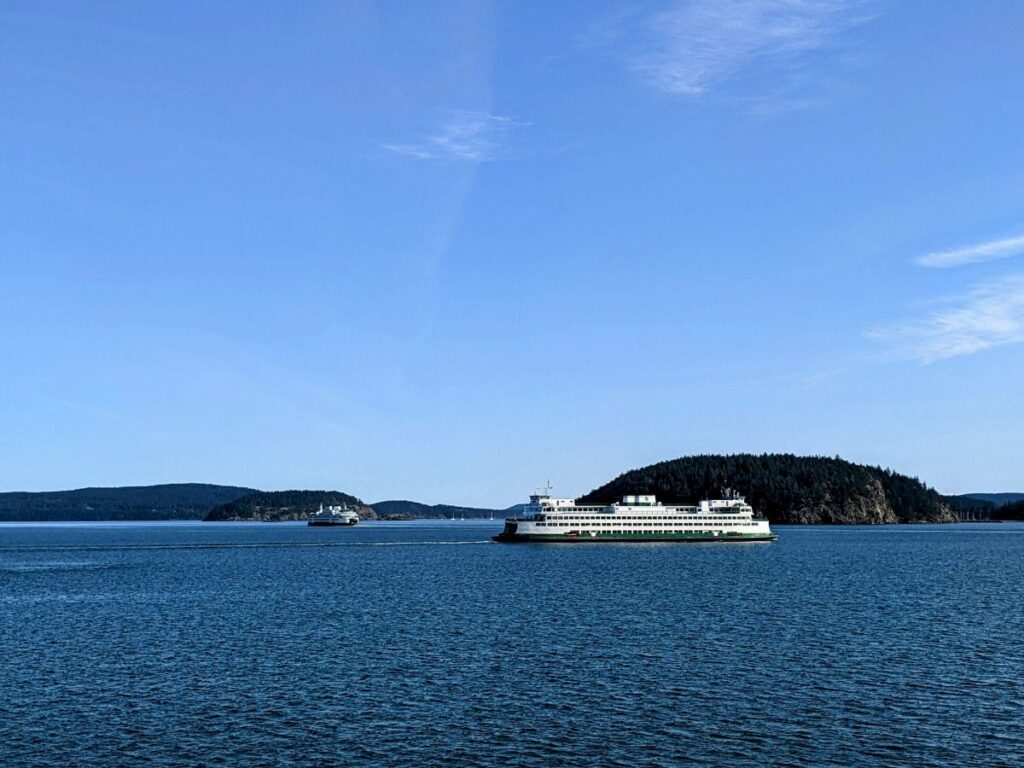 Ferry from Orcas Island