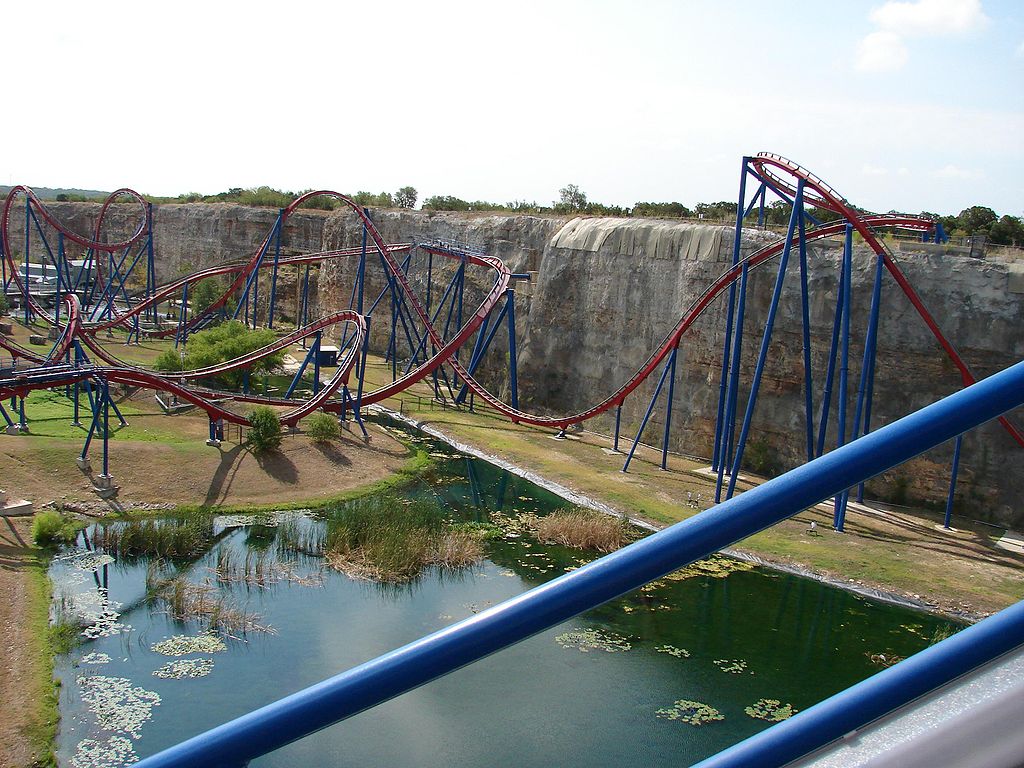 Roller Coasters in Texas - Six Flags Fiesta Texas