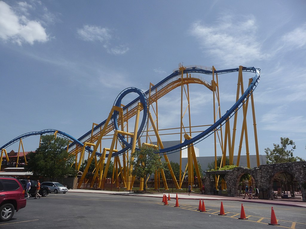 Roller Coasters in Texas - Six Flags Fiesta Texas