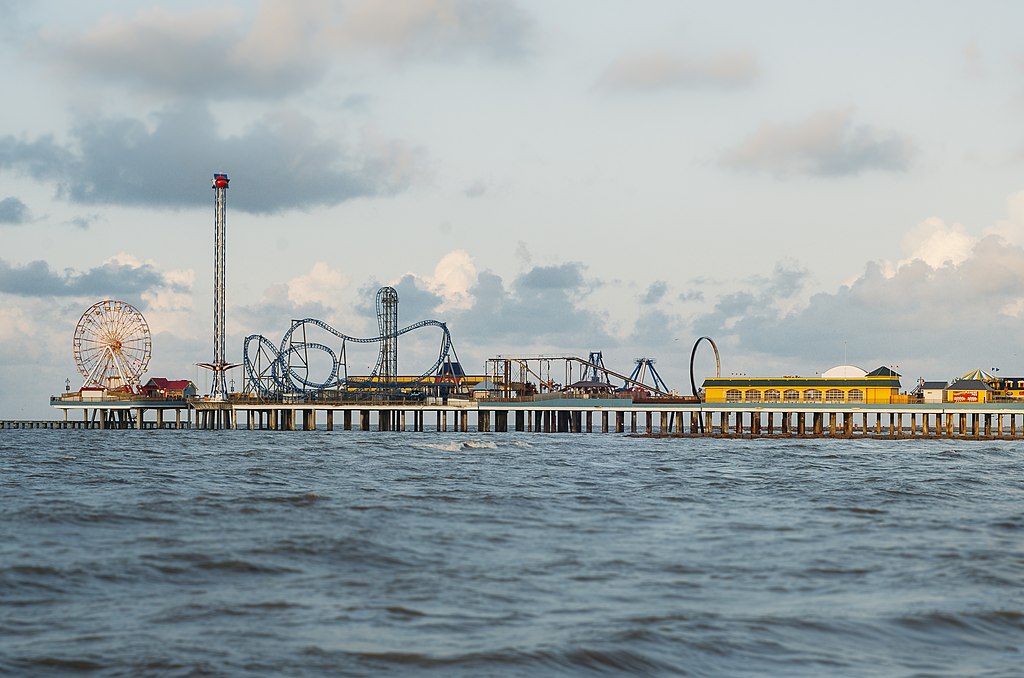 Roller Coasters in Texas - Galveston Pleasure Pier