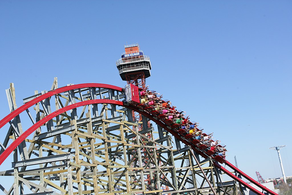 Roller Coasters in Texas - Six Flags Over Texas