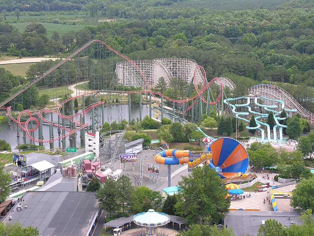 Roller coasters in Virginia