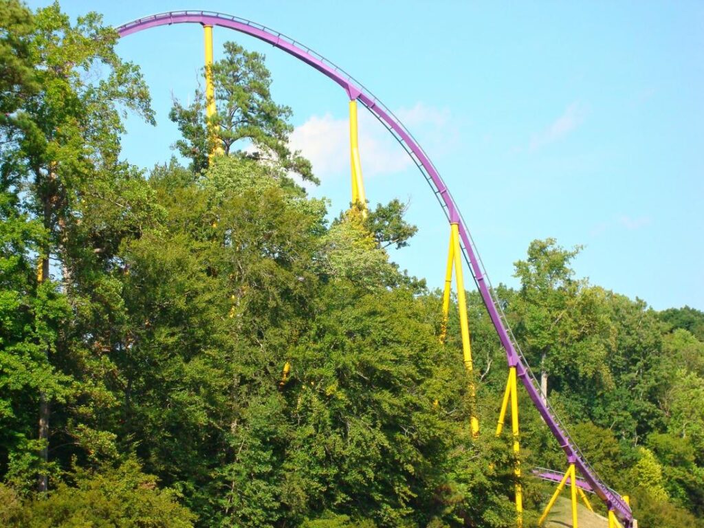 Roller coasters in Virginia